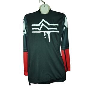 Fortnite XLord Long sleeve Shirt Teen Spirit Costume Black and Red